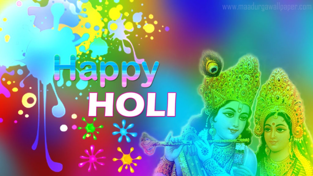 Holi Greetings HD Wallpaper