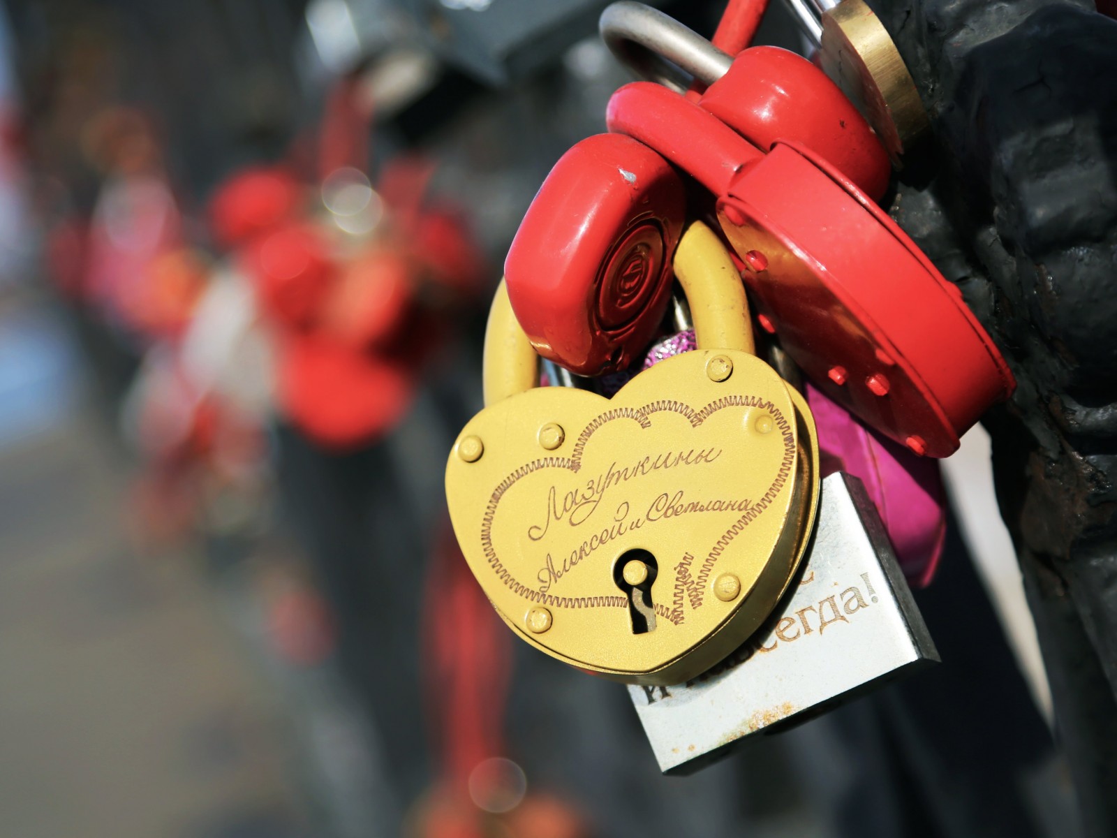 Love Lock Free HD Wallpaper