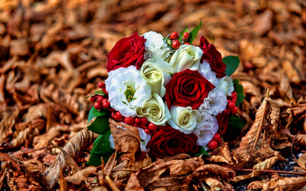 Wedding Bouquet Free HD Wallpaper