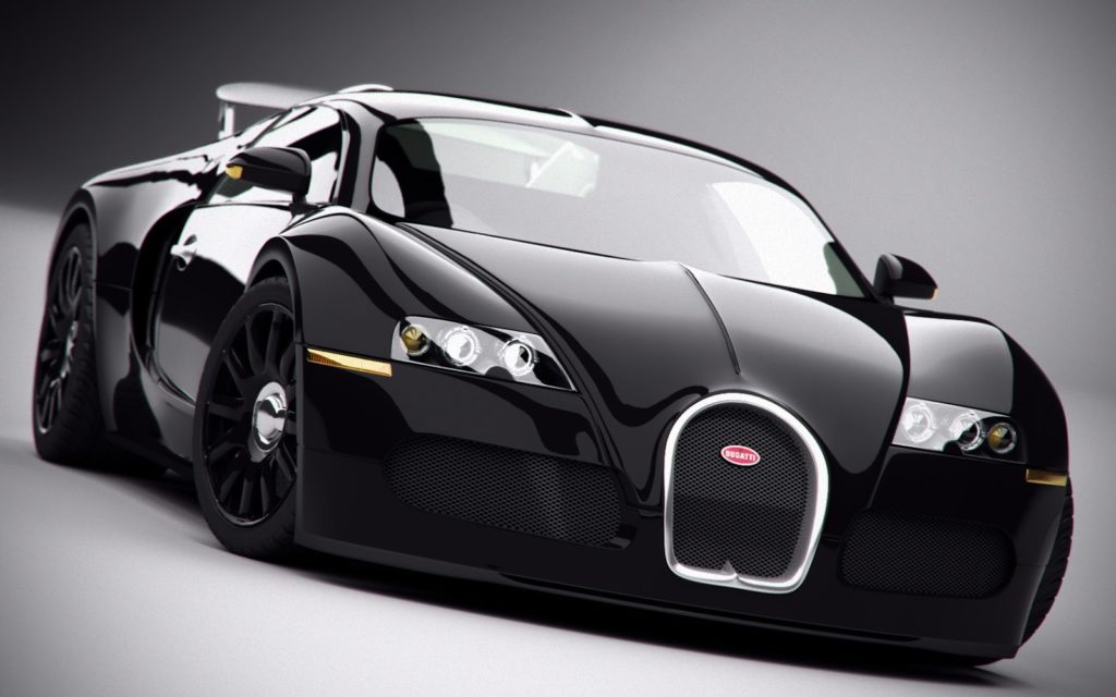 3D Bugatti Car HD Wallpaper