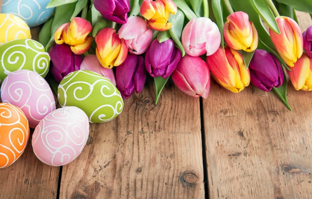 easter happy eggs wallpaper