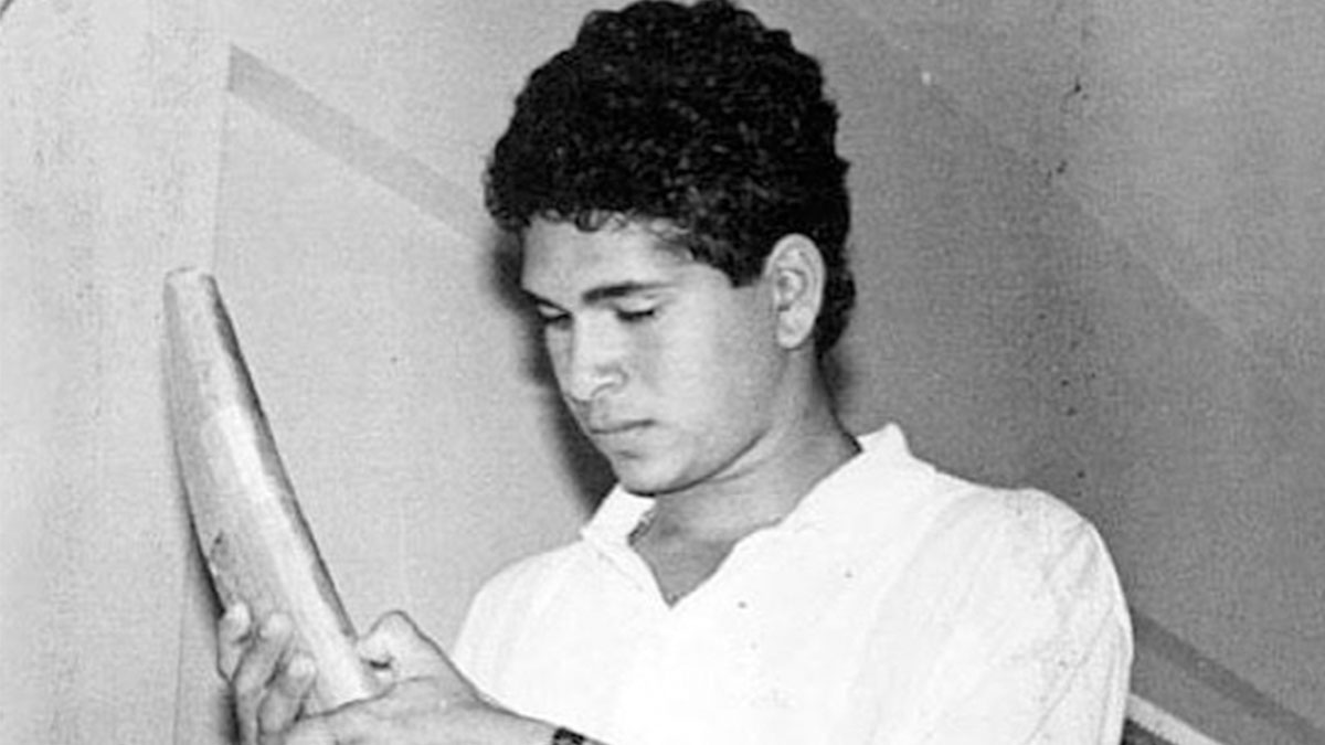 Sachin Tendulkar old picture