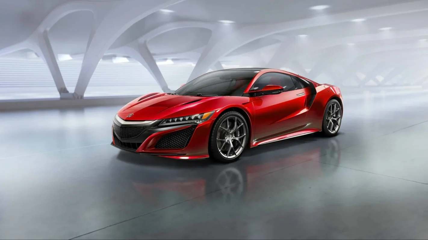 Shiny Red Acura Car HD Wallpaper