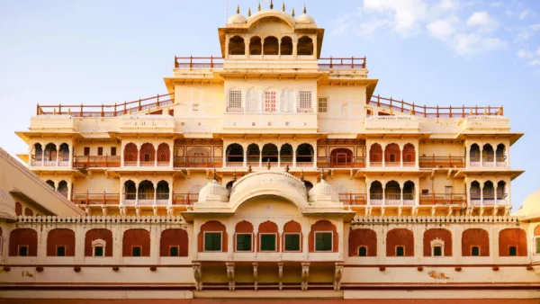 Front view of City Palace Jaipur