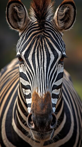 freewallpapers4u 17 Close-Up Zebra Face With Detailed Black And White Stripes – Animal Wallpapers For Mobile