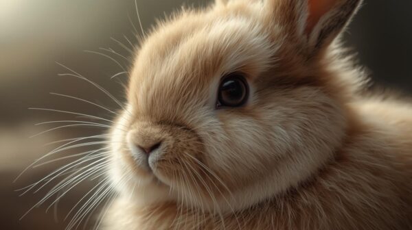 freewallpapers4u 23 Cute Brown Rabbit Close-Up Portrait For Animal Wallpapers Collection